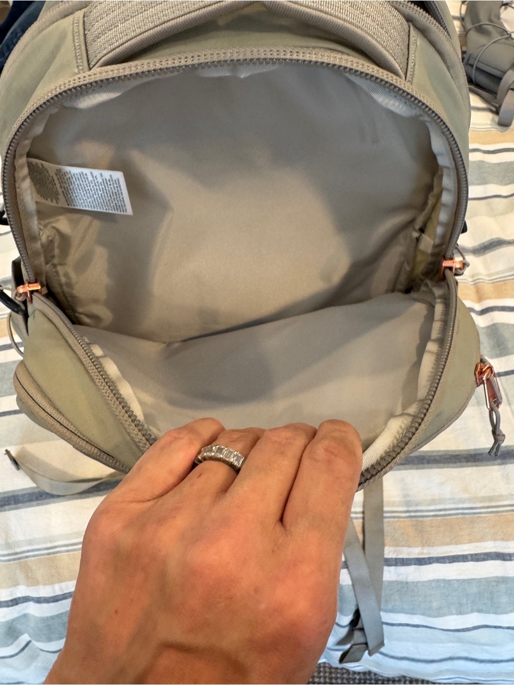 The North Face Borealis Luxe Backpack - Tan - Picture 3 of 5